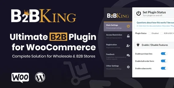 B2BKing Pro 汉化中文版|终极WooCommerce B2B和批发插件下载-极客小站