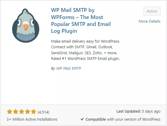 WordPress插件WP Mail SMTP设置Gmail邮箱转发教程-极客小站