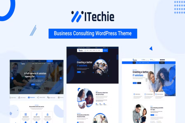 Itechie – IT 解决方案和服务 Elementor主题-极客小站